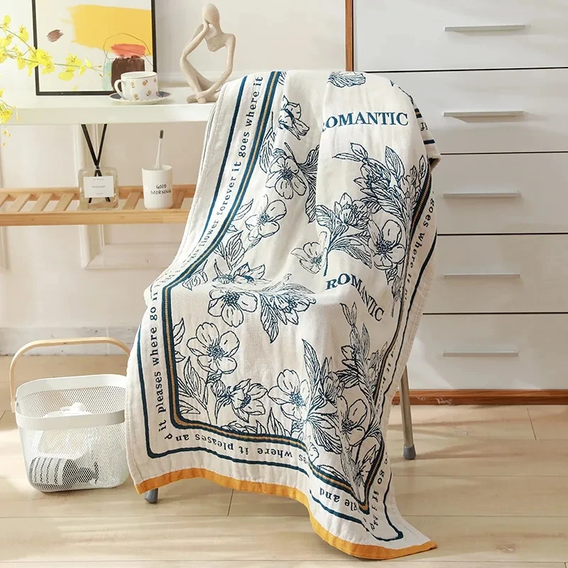 Multi-Functional Adult Soft and Absorbent Cotton Gauze Bath Towel Blanket Spa Sauna Beach For Home Towels the Body Large Textile