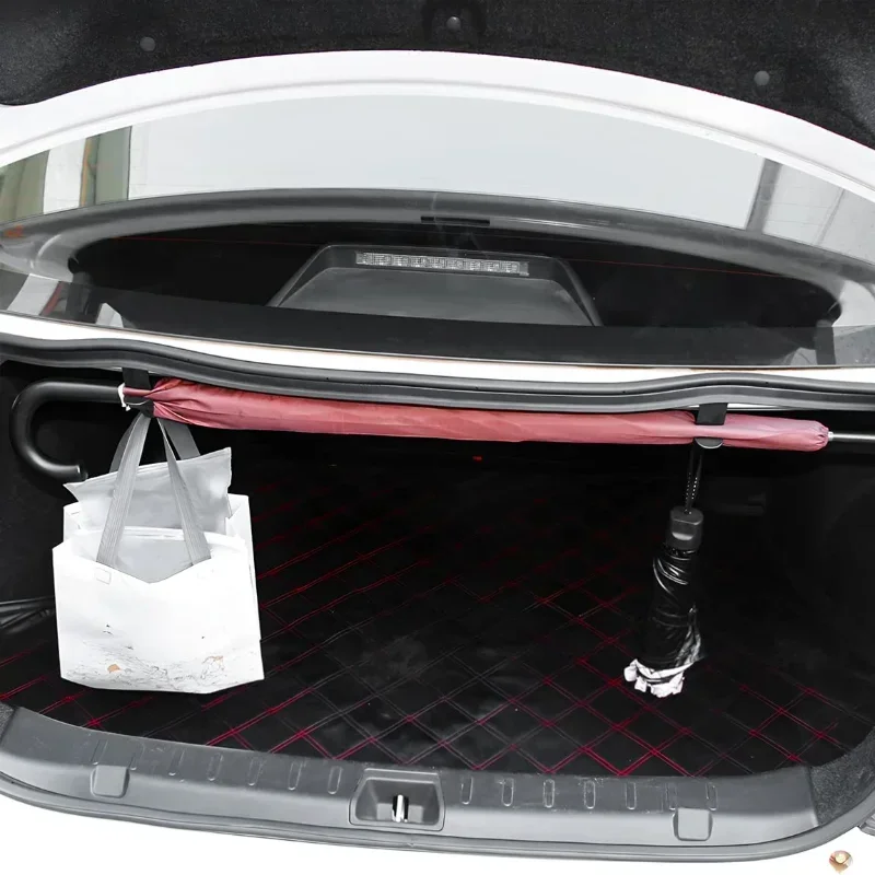 Car Umbrella Holder Universal Car Trunk Mount Towel Hanger Hooks Storage Organizer