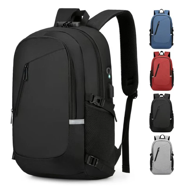 men backpack school casual large capacity waterproof backpack loptop  computer bag men outdoor travel fashion bag Clear partition - AliExpress