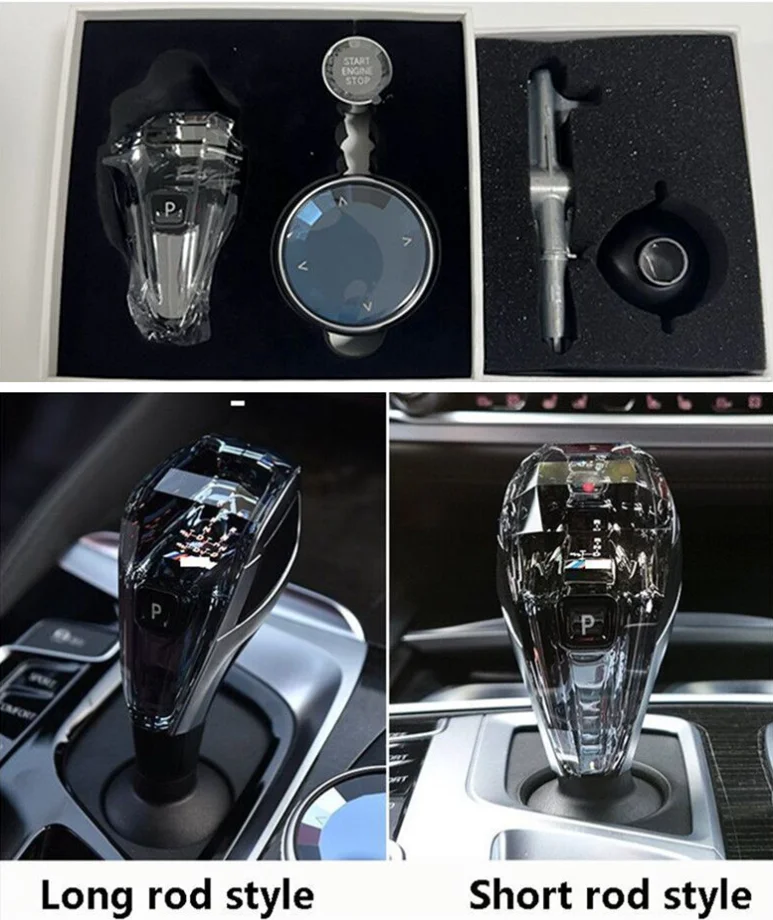 Crystal Gear Shift Knob for BMW 5 Series F10 G30 G32 Series G01 G05 G07