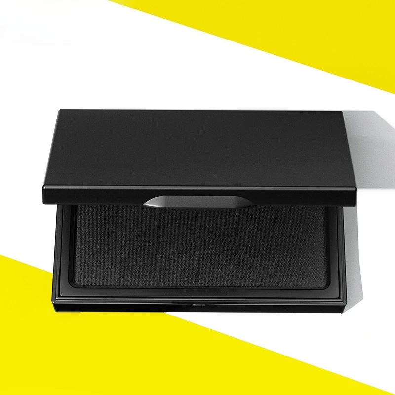 High Quality Black Printing Pad with Multifunctional Felt for Office and Production, Suitable for Use with Transparent Stamps