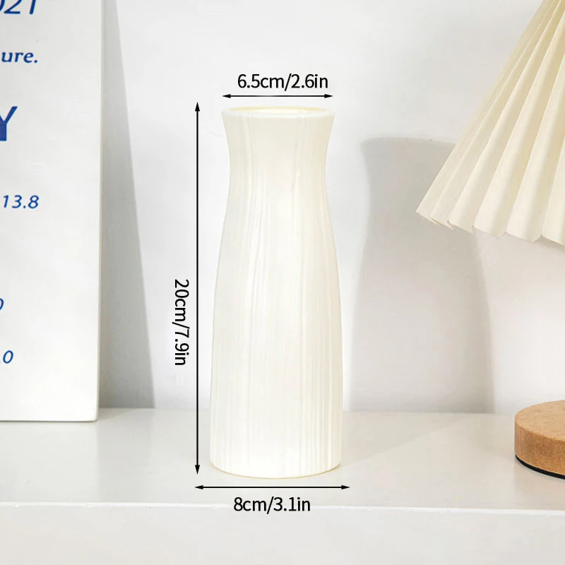Nordic Flower Vase for Home Decor - 3-Color Decorative Hydroponic Planter