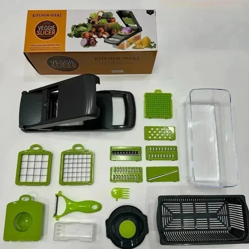 Versatile Kitchen Vegetable Chopper and Cutter - Essential Cooking Gadget and Accessory