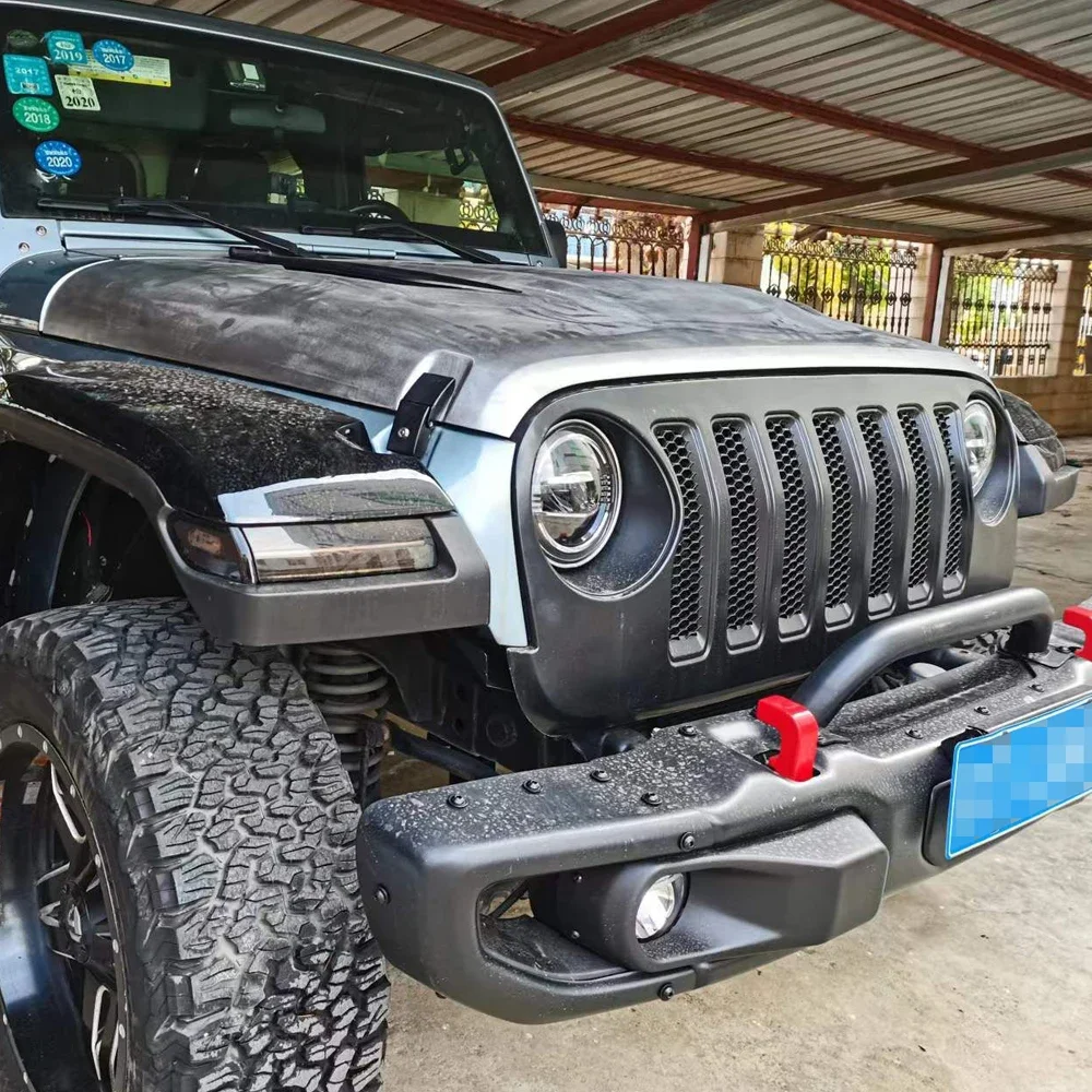 

SXMA J397 Hood Bonnet Car Hood Cover Engine Stickers Auto Exterior Accessories For Jeep Wrangler JK 07+