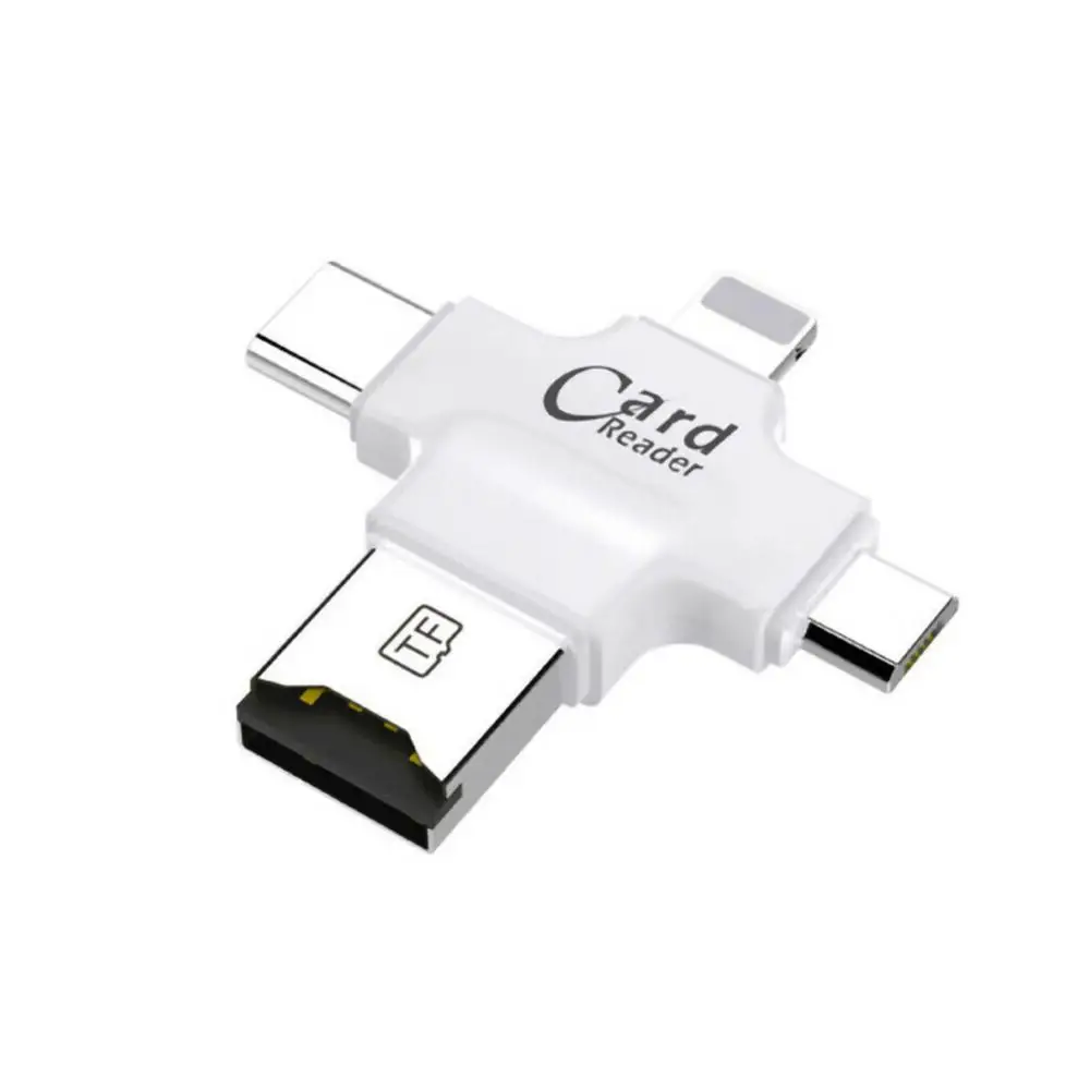 Memory SD Card Reader 4 in 1 Game Camera Card Viewer for Trail Camera Viewer