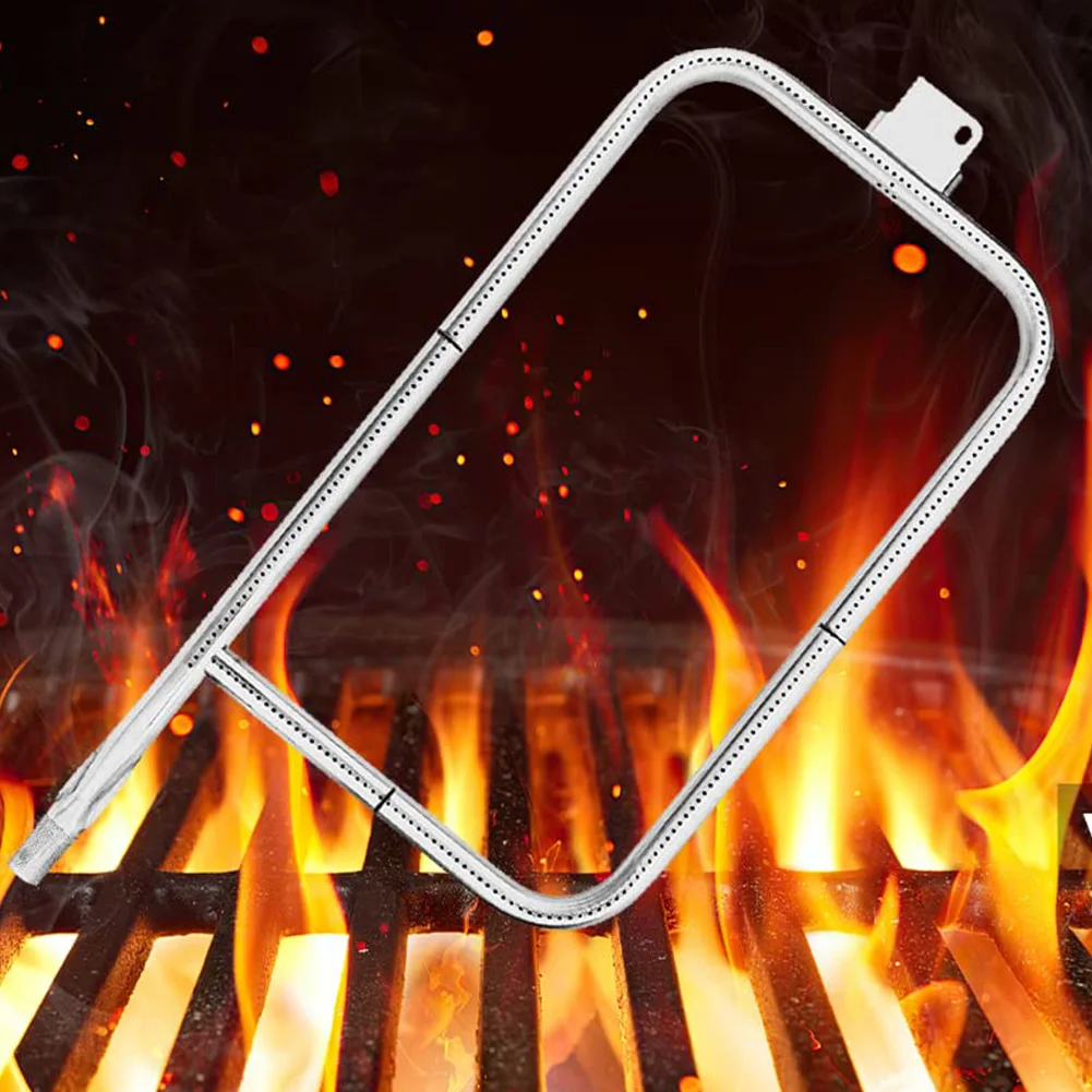 Stainless Steel Burner Tube Anti-corrosion Straight Burner Tube Gas Grill Burner Tube for Weber Q300/Q320 Q3000/Q3200 Gas Grill
