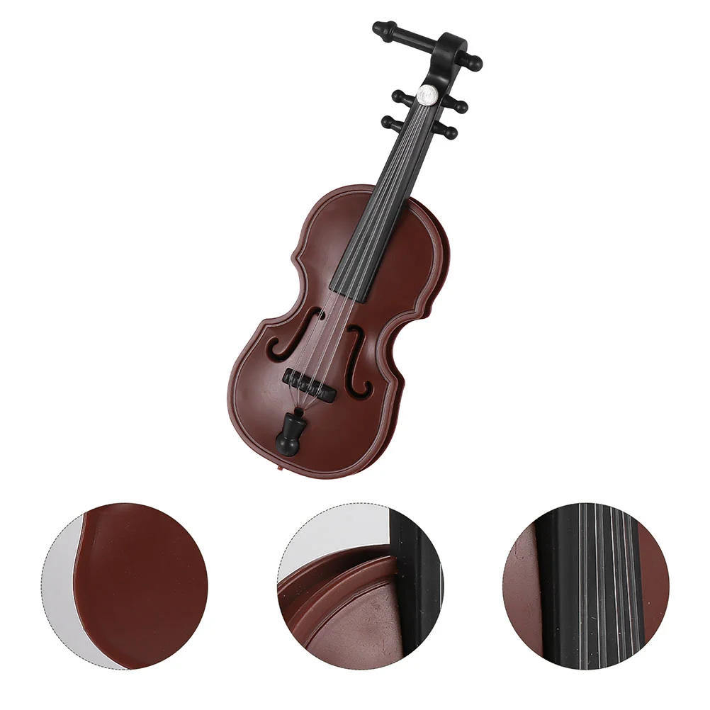 8 Sets Decorate Mini Musical Instrument Models Baby Home Miniature Dollhouse Accessories Abs Imitation Musical Instrument 8 sets mini violin musical instrument christmas props decorate models abs adornment child