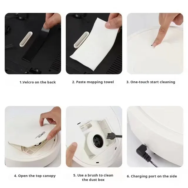 Intelligent Vacuum Cleaner Electric Robot Vacuum Cleaner Hair Vacuum Cleaner Sweeping Robot Smart Home Sweep Robot 3