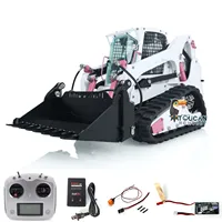 LESU 1/14 Aoue-Lt5 Tracked Skid-Steer Hydraulic RC Loader RTR Painted Rotating Led Light Toys for Boys Thzh1224-Smt3 1