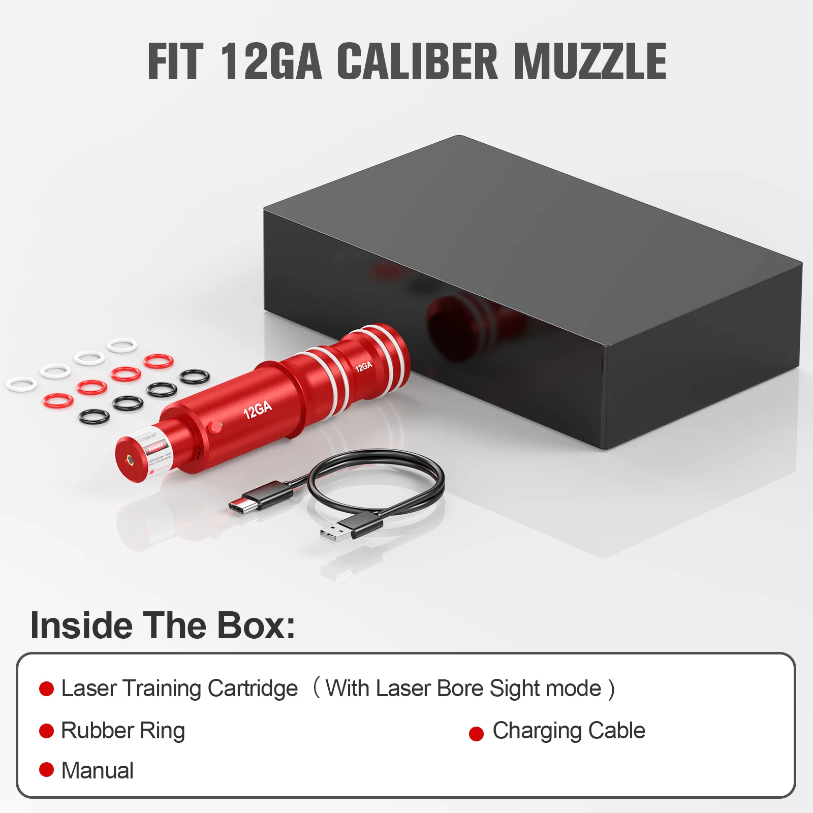 12GA dual-purpose laser trainer dry powder laser training bullets used for dry fire training