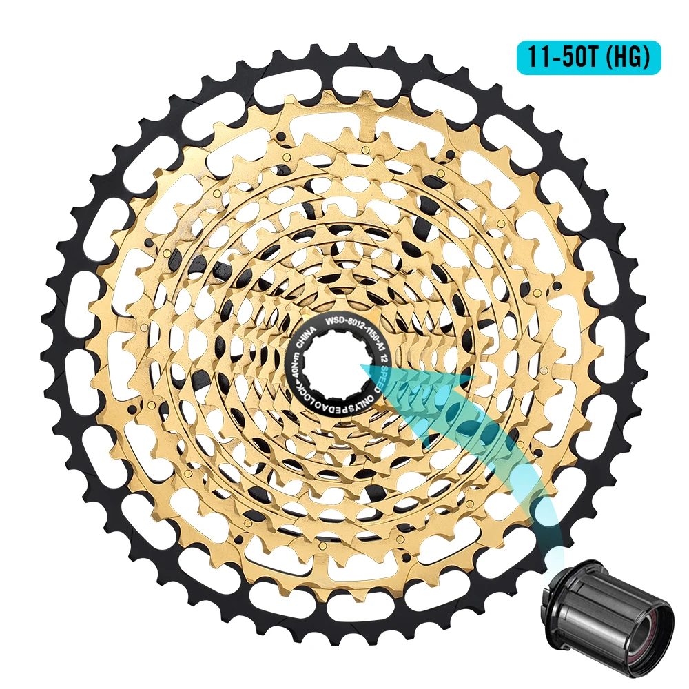 SPEDAO 12速MTBカセット 10-52T 10-50T 11-50T XD HG フリーホイール