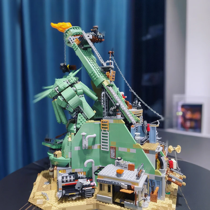 3178PCS Doomsday Castle Goddess 70840 모델 빌딩 블록과 호환 어린이 장난감 선물 Apocalypsburg에 오신 것을 환영합니다