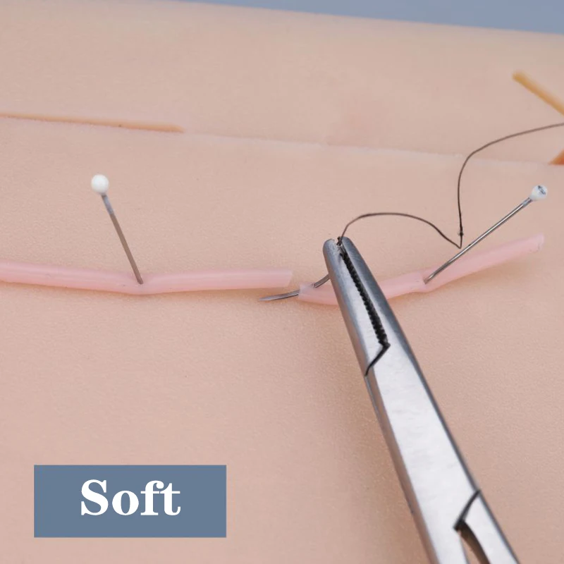 2pcs 1.5/2.5/3.5/5mm Simulate Human Blood Vessels Microsurgical Vascular Anastomosis Bypass Surgery Suture Training