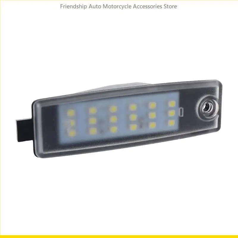 SZCH 2pcs Car LED License Number Plate Light for HiAce（05-11）for Rav4 Vanguard Car License Plate Lamp with Error Free