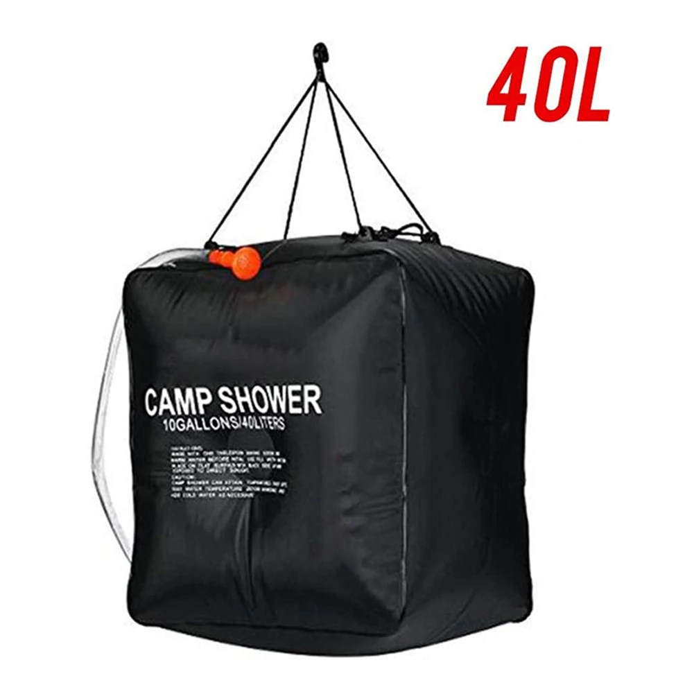 PVC Outdoor Shower Bag with UV Protection for Camping Hiking