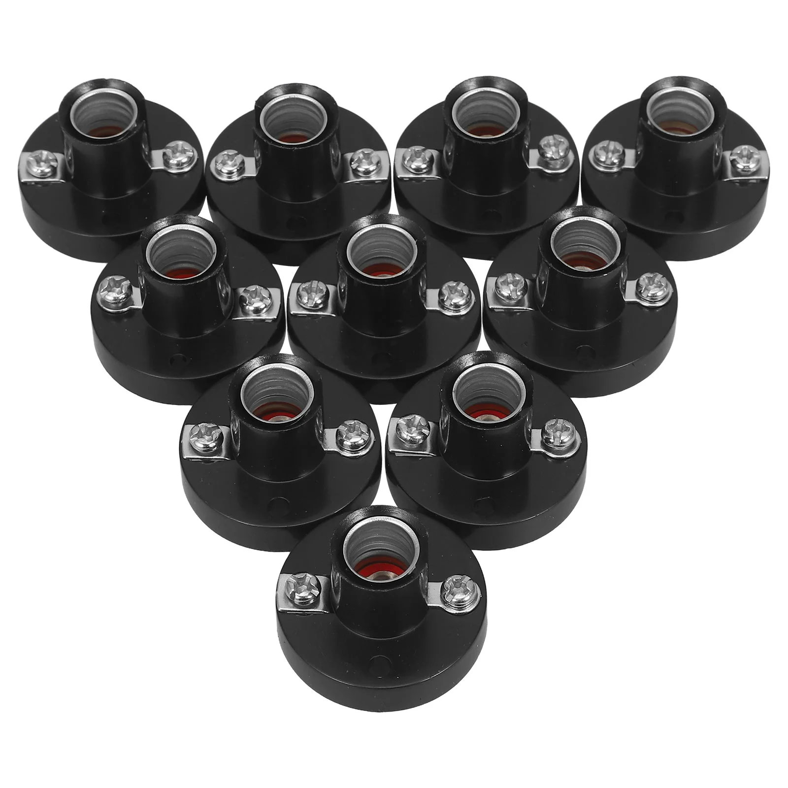 Experiment Equipment E10 Lamp Holder Socket Bulb Base Light Screw Replacement 10 Pcs