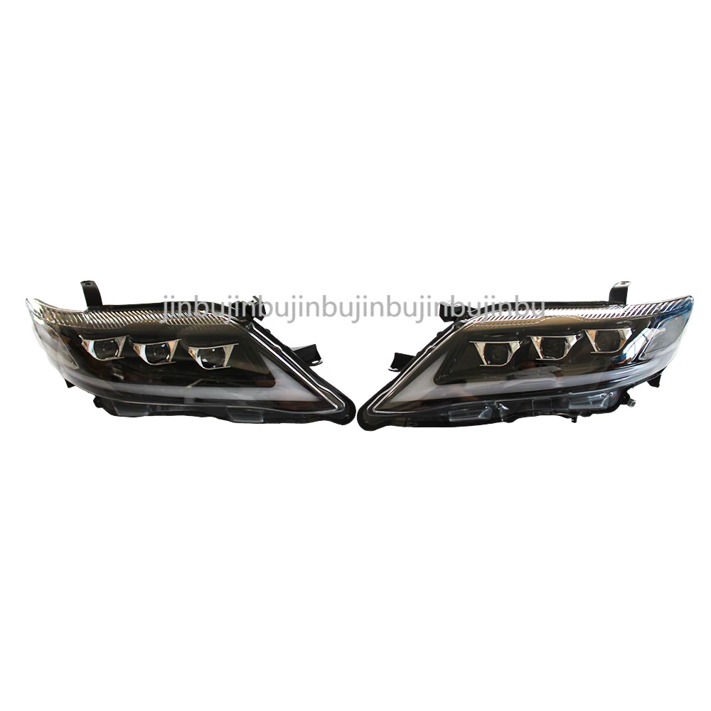 

MENGXIANG LED HEAD LAMP 3LENS HEADLIGHTS LEXUS STYLE LIGHTS FOR CAMRY 2010-2011