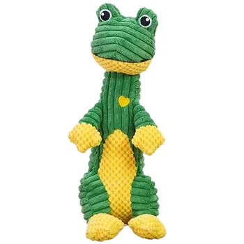 Squeaky Pet Toys for Medium Large Dogs Plush Puppy Big Dog Chew Toys Animals Shape Dog Accessories Lion Dinosaur Pets Supplies 6