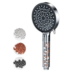 EcoFlow High - Pressure Handheld Shower Head with Six Water - Saving Spray Modes and Bead Filtration (Shower head)