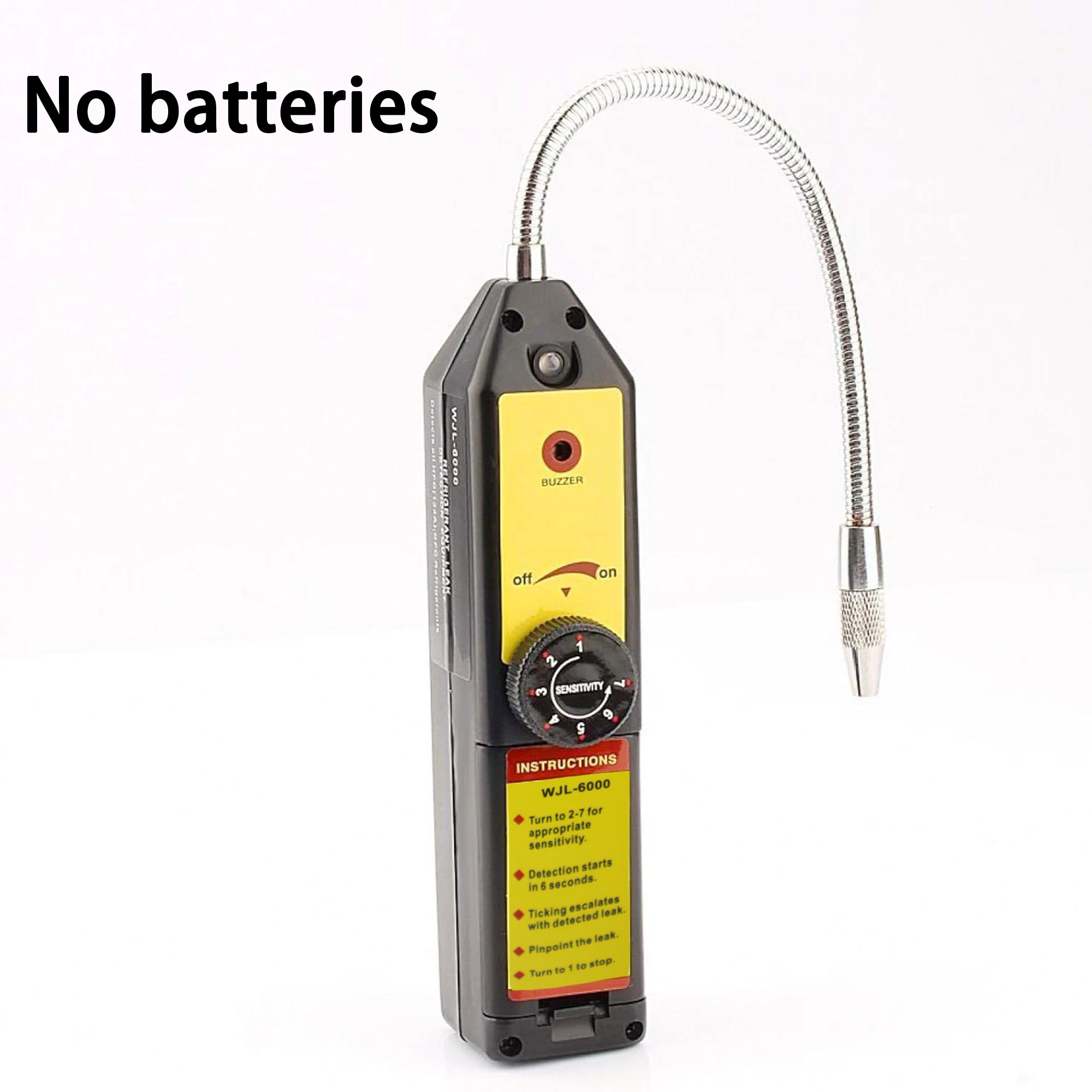 Gas Leak Detector Gas Detector WJL-6000 Refrigerant Leak Detector ACFreon Leak Sniffer for R134a R410a R1234yf CFCs HCFCs HFCs HFOs
