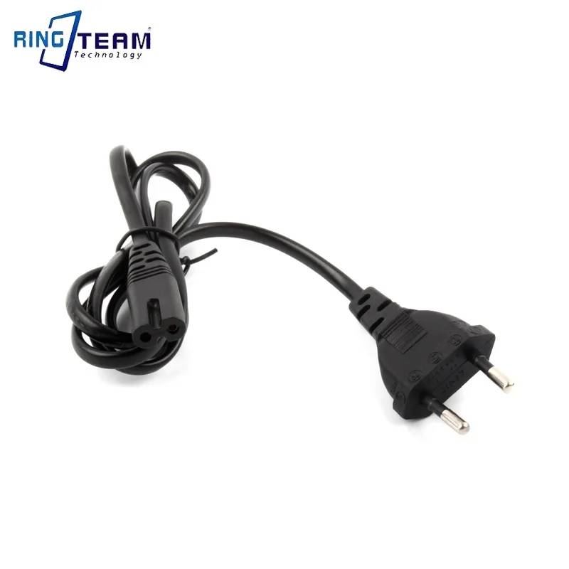 New High Quality Universal 1m EU Standard to Figure 8 C7 2-Pin Plug AC Power Cable Lead Cord