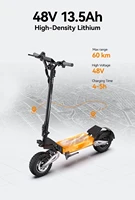 Trottinettes électriques pliables OOTD T10 -13.5AH, directement de l'usine, batterie 48V 13.5AH, moteur 900W, vitesse maximale 50 km/h, trottinette électrique pour adultes 7