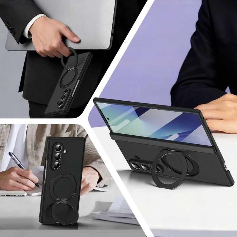 Revolutionary Magnetic 360° Stand Phone Case with Full Hinge Protection
