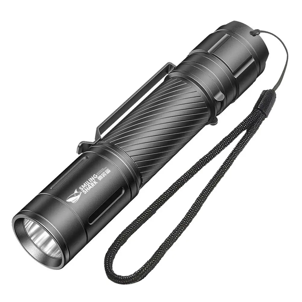 야외 미니 고휘도 손전등, 오래 지속되는 USB 고속 충전, 멀티 기어 조정 기능