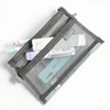 Simple Transparent Mesh Pencil Case Storage Student Pencil Bag Large Capacity Pouches Stationery Cosmetic Bags 1