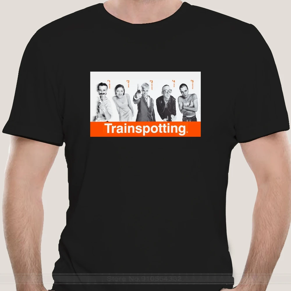 Trainspotting | T-shirt - Fashion T-sdhirt Men Cotton Brand Movie T ...