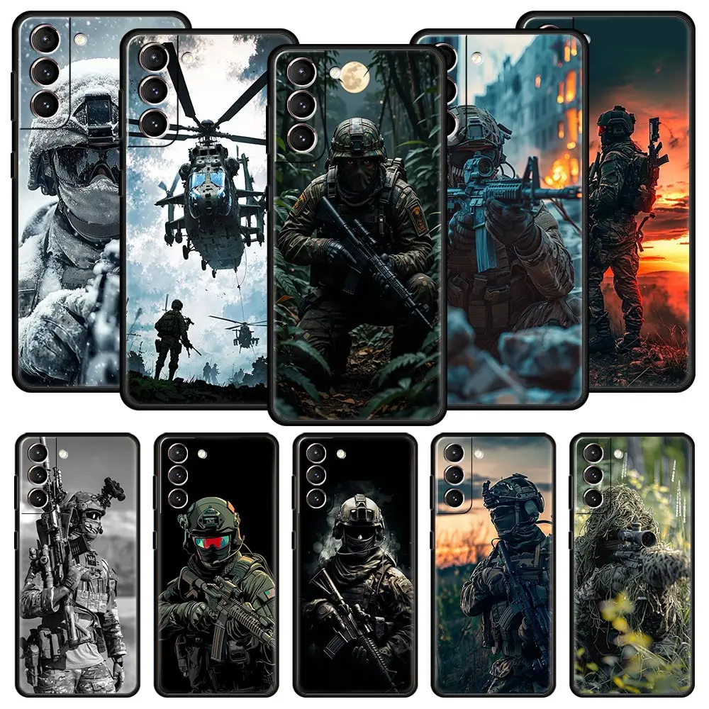 Military Army Special Forces Soft TPU Phone Case