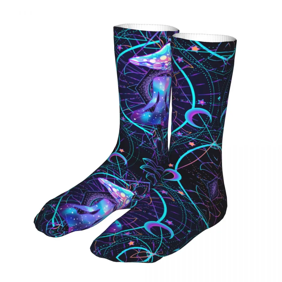 

Female Sport Psychedelic Magic Mushrooms Socks Cotton Funny Woman Sock