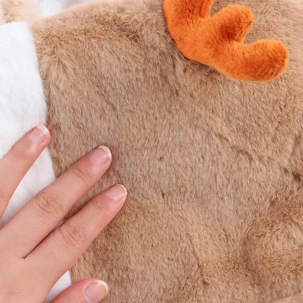 Unique Winter  Cashmere Solid Color Ear Protector Children  Hat Christmas  Hat With Scarf Korean Cap