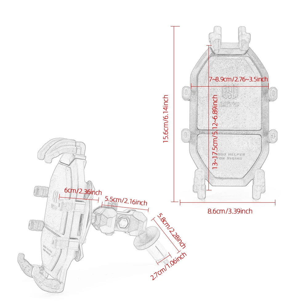Motorcycle Phone Holder Fork Stem Mount Bracket Navigation Bracket for Honda CBR 250RR 600RR 400R 600 F4I 500R For BMW Yamaha