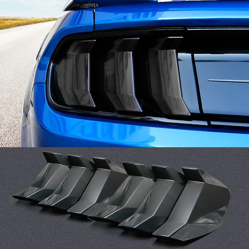 

Braking light Black Style Cover Car Stickers For Ford Mustang 2018 2019 2020 Exterior Modification Accessories Styling Refit