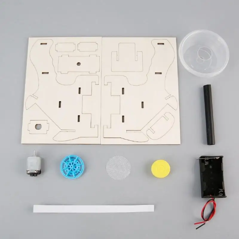 나무 진공 청소기 과학 빌딩 세트 어린이 교육 장난감 물리학 교실 과학 실험 F19E 학습 도구