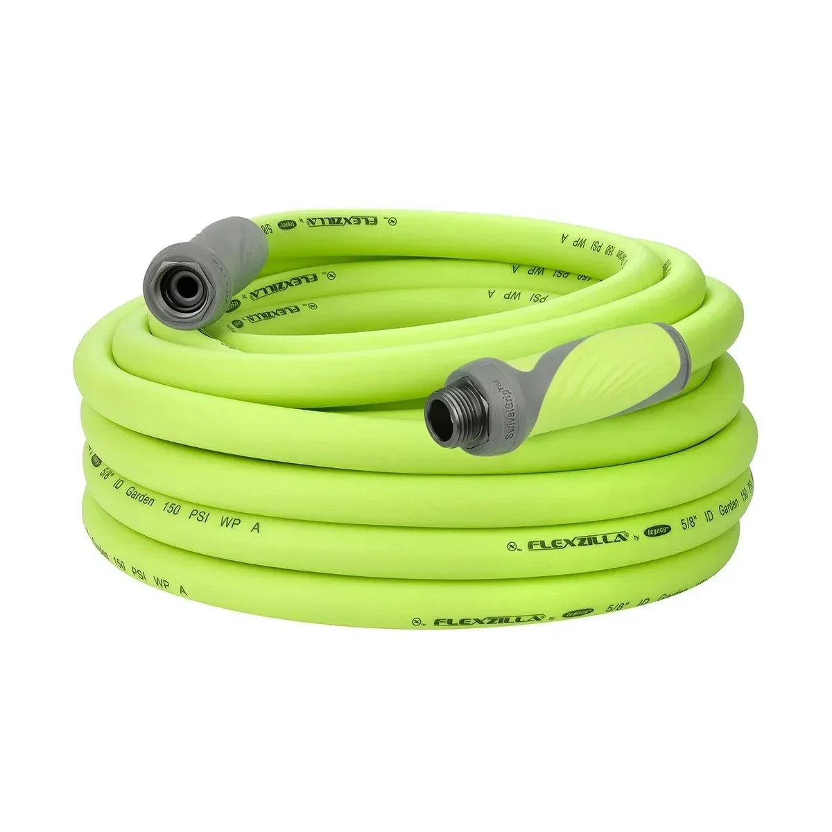 

Flexzilla® SwivelGrip® Garden Hose, 5/8" x 50', 3/4" - 11 1/2 GHT Fittings, ZillaGreen™ | USA | NEW