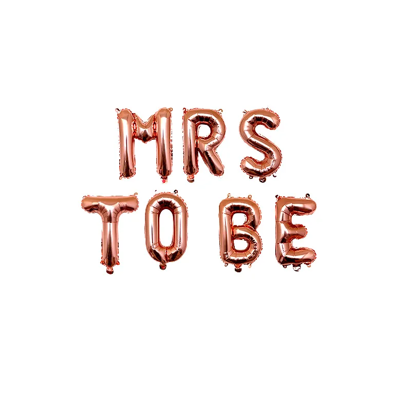 Elegant Rose Gold Bride To Be Celebration Balloon Set with Crown Accents