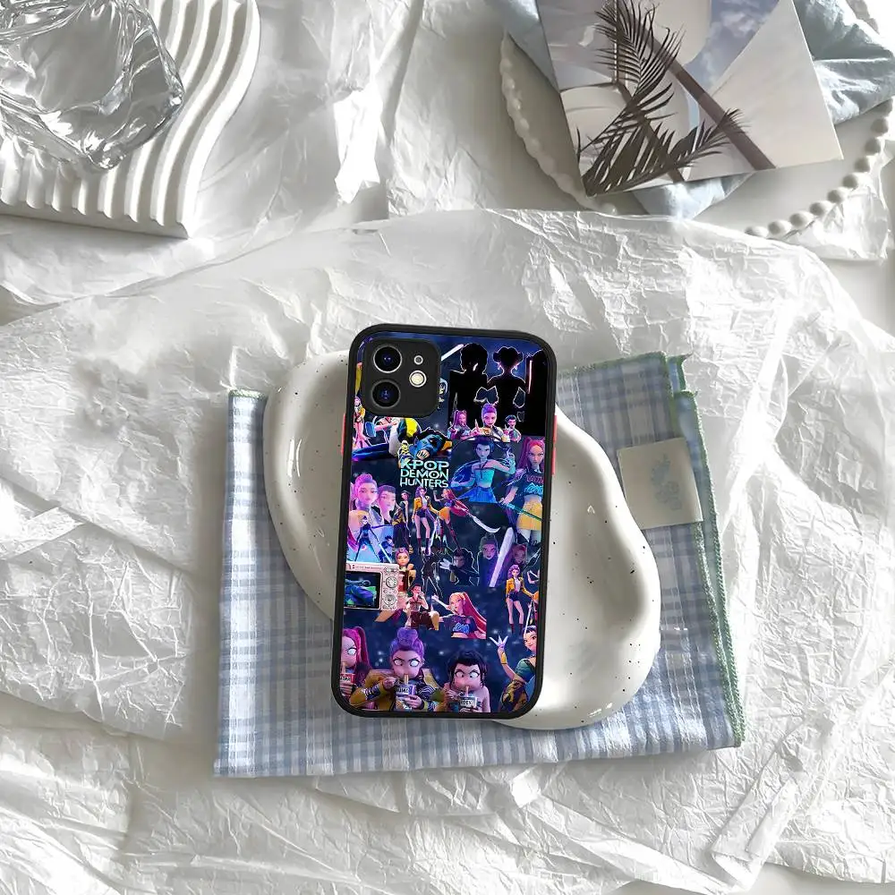 Kpop D-Demon Hunters Matte Phone Case Cover