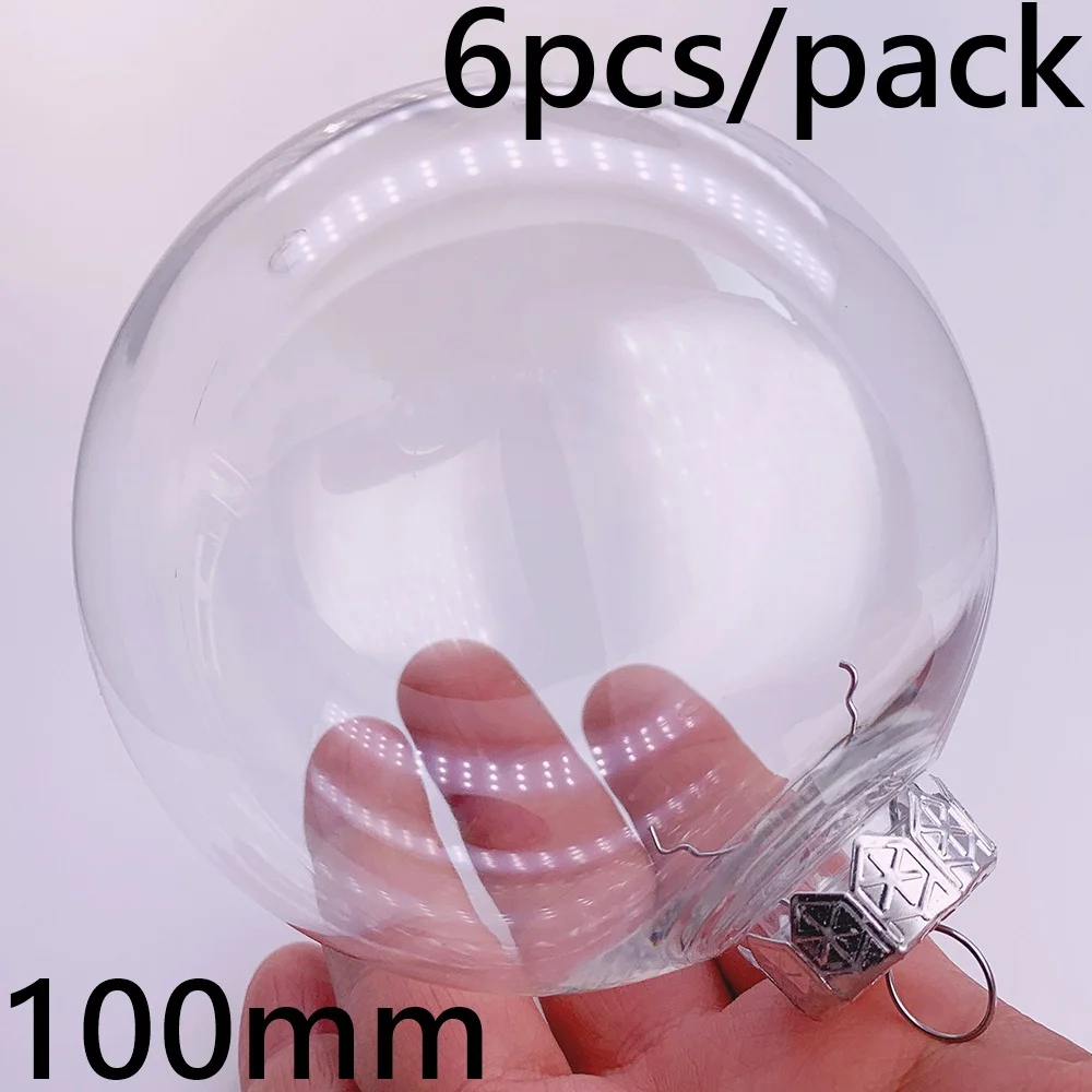 thumbnail image 1 of piezas x Bolas de adorno navideñas transparentes irrompibles para decorar el hogar, 115 x 60 mm, de plástico, con forma de diamante, 1 of 5