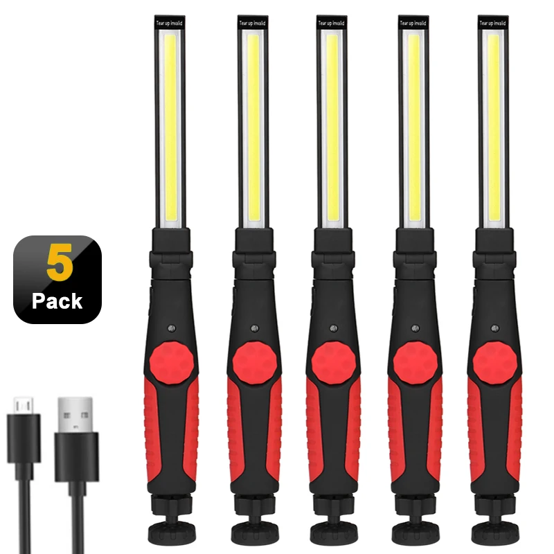 

Светодиодный фонарик Z40, складной магнитный фонарь с подзарядкой от USB, для ремонта автомобилей и кемпинга