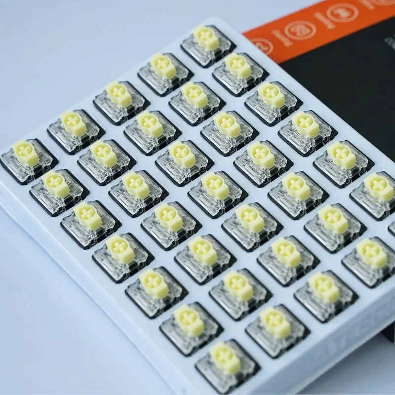 Gateron-rgb Teclado Mecânico Rgb Personalizado Low Profile 2.0 Banana Switch Pin Hot Swap Gaming Keyboard Faça Você Mesmo Pin - Imagem 6