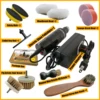 Shoe Brushes Professional Adjustable Speed Electric Shoe Polisher Kit Clean Dust Leather Care Shine Set Polishing Boot Shoe 6