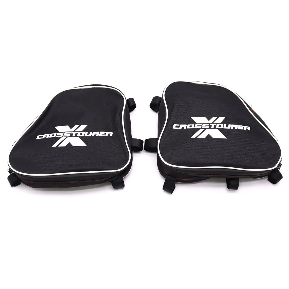 Sepasang Tas Tahan Air Tas Perbaikan Tas Penempatan untuk Honda CROSSTOURER Crosstourer VFR1200X 12-20 Bingkai Sepeda Motor Bar