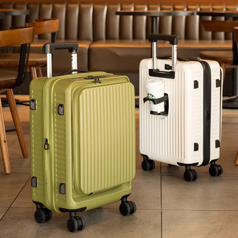 Front Opening 20 inch Suitcase Trip Cabin Can be Expanded Side Opening 28 inch Large Capacity Luggage Portable Trolley Case