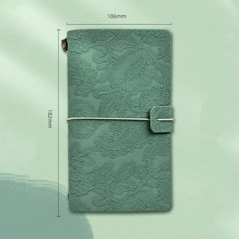 A6 Travel Notebook Vintage European 3D Lace Carved Flower Cover Portable Student Journal Scrapbook Diary School Supplies