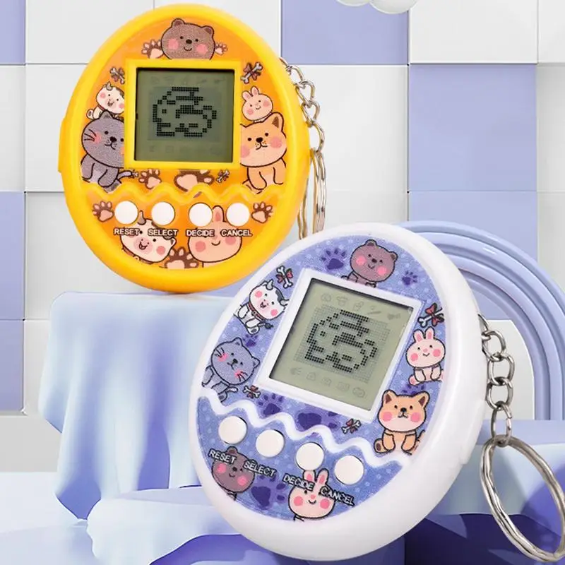 1pcs Transparent Electronic Pets Tamagotchi Nostalgic 168 Pets In One Virtual Cyber Digital Pet Toys Pixel Funny Play Toys 2