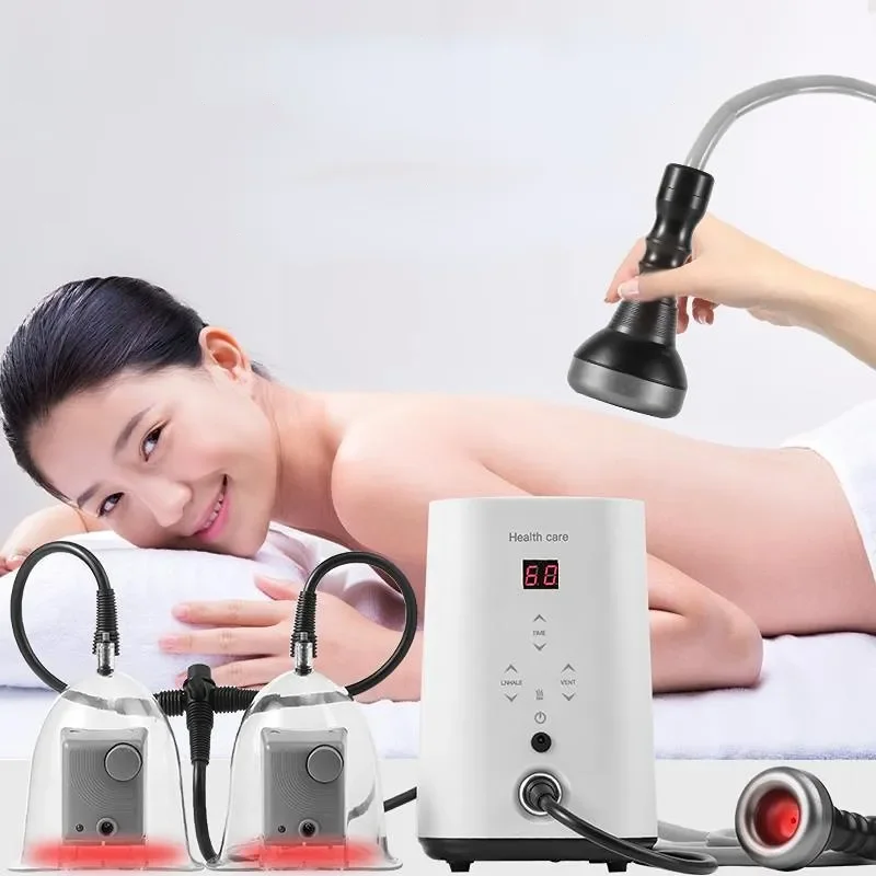 

Vacuum Cupping Scraping Pumps Heating Therapy Massager Breast Enlargement Machine Butt Enhancer Buttock Lifting Device