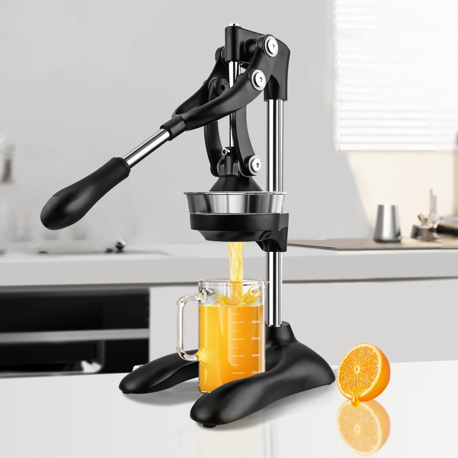 Fruit Juicer Juice Squeezer Manual Multi-functional for Orange Pomegranate Lemon Watermelon and Fruit Home and Commercial Use