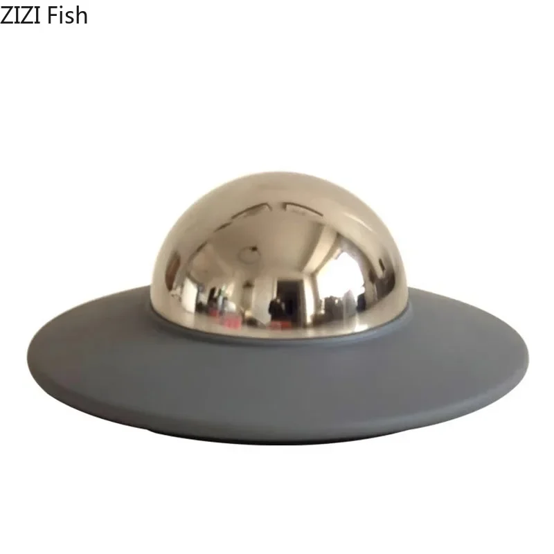 Creative UFO Shape Ashtray Stainless Steel Ash Tray Office Table Desktop Smoking Accessories for Weed Ashtray Gift for Boyfriend